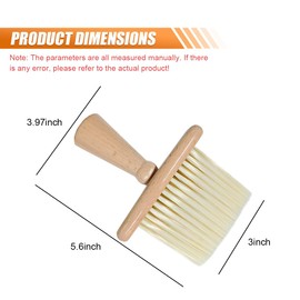 KITUREK Car Interior Cleaning Dust Brush, Ultra Soft Car Detailing Brush with Wooden Handle, High-Density Car Cleaning Tool Brush for Dashboard, Keyboards, Laptop, Sofa, Air Conditioner Vent (Beech)