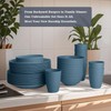 BUSOKIP Wheat Straw Dishes Set 40 PCS, Unbreakable Dinnerware Set