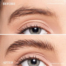 Gel para cejas, Kit de tinte para cejas marrones, Kit de tinte para cejas instantáneo impermeable de secado rápido, Pomada para cejas semi permanente con cepillo para cejas Gel para cejas natural a prueba de manchas y resistente al sudor (09 transparent 