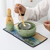 XhiGeUFG Matcha Set, 7 Pieces, Matcha Bowl with Spout, Whisk,