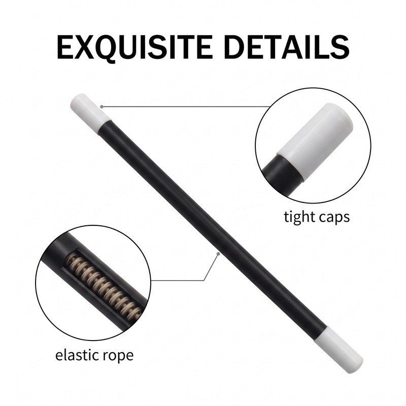 QEXUJOW Fancy Dress Wands, Three Black and White Plastic Wands,