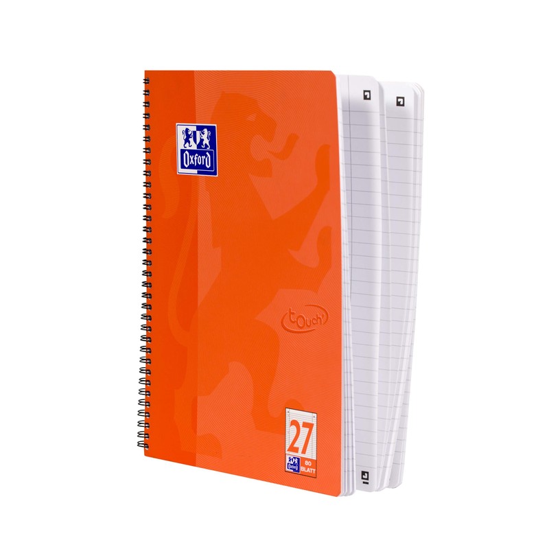 OXFORD 400086492 Collegeblock "Touch" Writing Pad, coral 1
