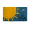 DII DII Natural Coir Doormat, Decorative Hello Mat, 17x29, Hello