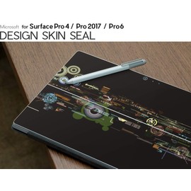 Surface Pro 4 only Skin sa-fisu Professional Notebook Laptop Cover Case Film Stickers Accessories Protection Genre Unique Horse Black Emblem 000007