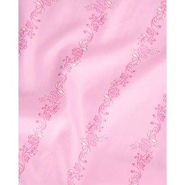 xo, Fetti Romantic Party Romantic Pink Tablecloth | 9' x 4.5' | Bachelorette Tablescape, Dinner Party Setting, Coquette Birthday Decoration, Cute Table Cover, Floral Decor