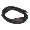 3.5mm Stereo Male to Dual 2 XLR Male Plug Connector
