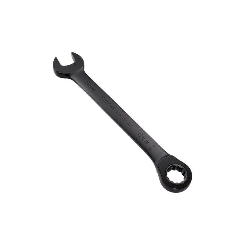 Draper 03907 Expert HI-TORQ Metric Reversible Ratchet Combination Spanner, 17mm,