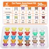 JOREST 30 PCS Car Fuses, For Car/Truck/Motorcycle (2A 3A 5A