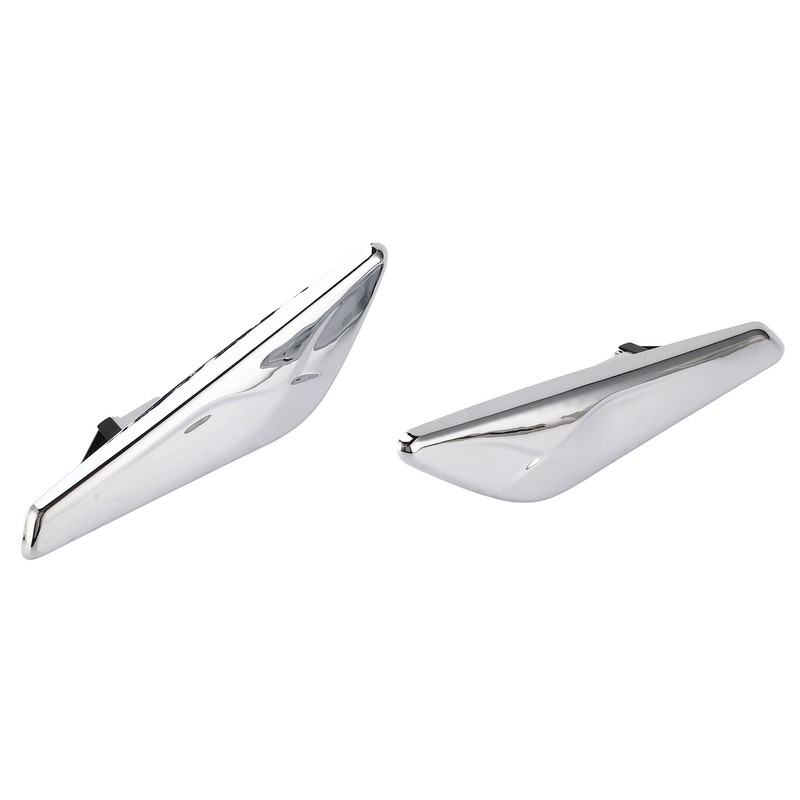 2PCS Front Fender Chrome Finisher 51117338569 Replacement for X3 X4