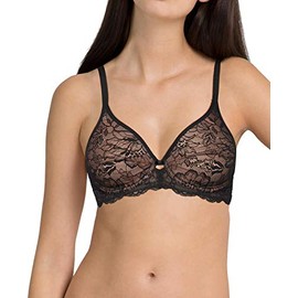 Triumph Womens Amourette Charm W02 Wired Bra, Black, 34DD UK