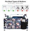 FINPAC Large Walker Tote Bag with Cup Holder, Folding Walker