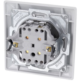 Flush-Mounted Series Switch, Plug-In Terminal, All-in-One, Series G1 Pure White