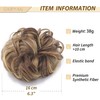 Gairyan Hairpiece with Elastic Band, Bun Hairpiece, Curly Hair Scrunchie