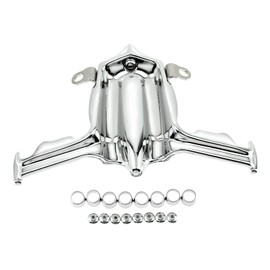 HDBUBALUS Motorcycle Chrome Tappet/Lifter Block Accent Cover Fit for Harley Twin Cam Street Glide Road King Electra Glide 99-16 Dyna Breakout 99-17