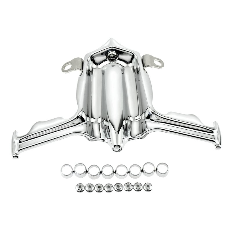 HDBUBALUS Motorcycle Chrome Tappet/Lifter Block Accent Cover Fit for Harley