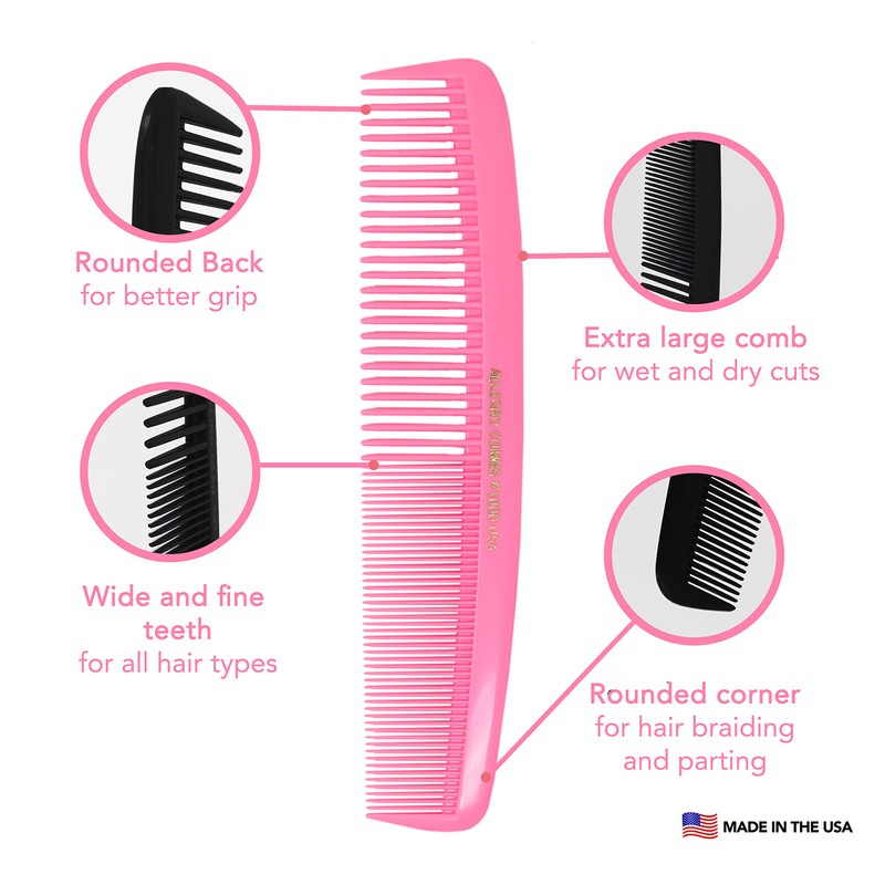 Allegro Combs 1000 X-Large Styling Comb Hair Cutting Barber Stylist