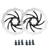 Yongness Bicycle Disc Brake Discs, Pack of 2 with 12