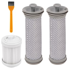 BlueStars 3 Packs A10 Filter Replacement Kit - Fits Tineco A10 A11 Hero, A10 A11 Master PURE ONE S11, PWRHERO11 Snap Cordless Vacuum Cleaners - Includes 2 Pre-filters, 1 HEPA Filter & 1 Brush
