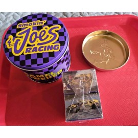 Camel Joe’s Racing Camel Powered Tin & Ash Tray & Packaged Match lot