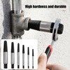 6-Piece Screw Extractor Set with 1 Storage Box, Easy Screw