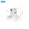 PATIKIL SK16 Aluminum Linear Motion Rod Rail Clamping Guide Support,