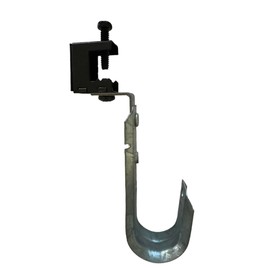 2 Inch Heavy Duty Metal Cable & Wire Support J-Hook Hangers with Swivel Beam Clamp - 25 Pack