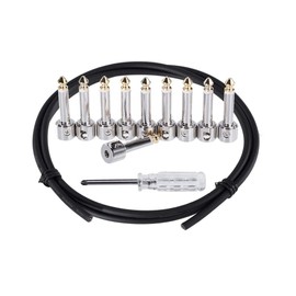 IVU Creator Solderless Patch Cable kit Solder Free Pedalboard Cable kit Guitar Patch Cable Effects Pedal Patch Cable