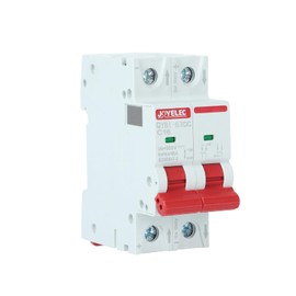 JOYELEC 16 A Solar Photovoltaic Systems Miniature Circuit Breaker, 2 Pole, DC500 V for Solar Panels, PV System, Circuit Breaker