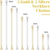 Juego de cierre magnético de collar con extensores de cadena,