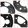 Frankberg 2x Anchor Plate Brake Disc Rear Axle Compatible with