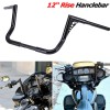 MPP 12" Rise Ape Hangers Handlebar For Harley Touring Road