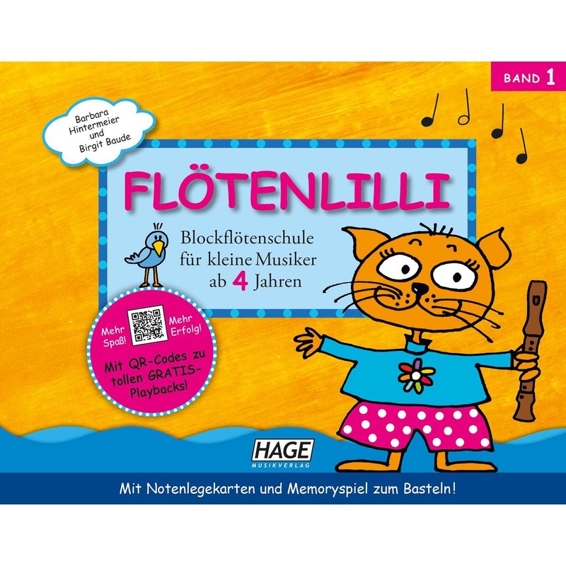 Flötenlilli, Band 1: Blockflötenschule für kleine Musiker ab 4 Jahren