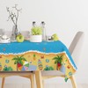Zharkoo 2Pack Beach Theme Tablecloth 54" x108", Summer Disposable Table