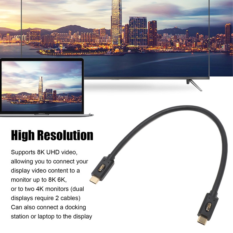USB 4.0 Type C Data Cable Professional PD 240W 40Gbps