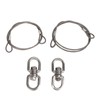 2 Pcs 1 Meter Trailer Lifting Cable 125542 304 Stainless
