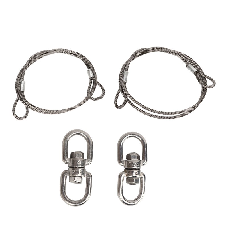 2 Pcs 1 Meter Trailer Lifting Cable 125542 304 Stainless