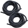 Callstel Cable Bundles: Set of 2 Self-Closing Woven Cable Sleeves,