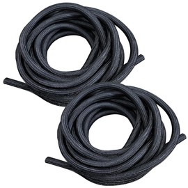 Callstel Cable Bundles: Set of 2 Self-Closing Woven Cable Sleeves, Can be Cut to Size, 8 m (Cable Protection Tube, Flexible, Cable Sheathing Car)