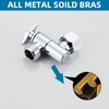 RTTWYYUU Metal Shower Head Elbow Adapter, 360 ° Adjustable Swivel
