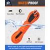 METOWARE Synthetic Winch Rope Kit, 1/4" x 50ft 10,000 LBS
