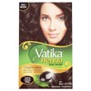 Vatika Naturals Permanent Hair Dye Rich Black, 100% Grey Coverage,