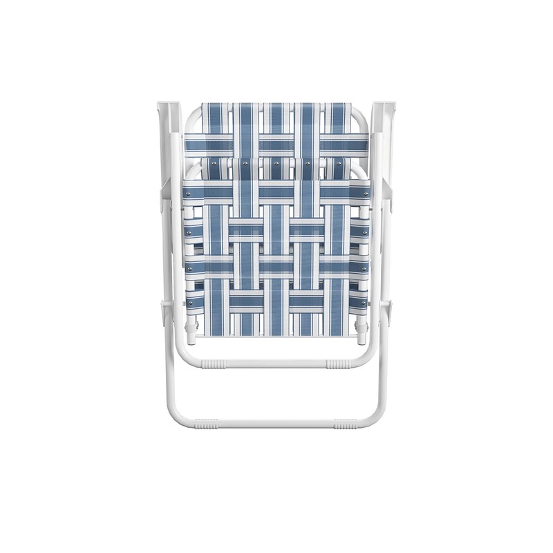 Novogratz Poolside Gossip, Priscilla Folding Chairs, 2-Pack, French Blue