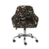 Cugasmaru Mushroom Office Chair Covers Stretchable-Slipcovers for Swivel Club Chairs