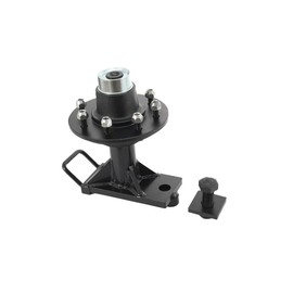 SOFEDY Shipping Container Wheels Kit 8 Lug with Bolt-on Spindle - Quick Disassembly Tool for Moving 20ft/40ft Empty Containers 4000LB Capacity