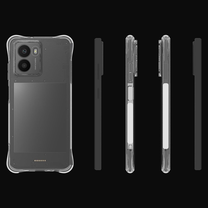 USTIYA Case for HMD Fusion 5G Clear TPU Four Corners