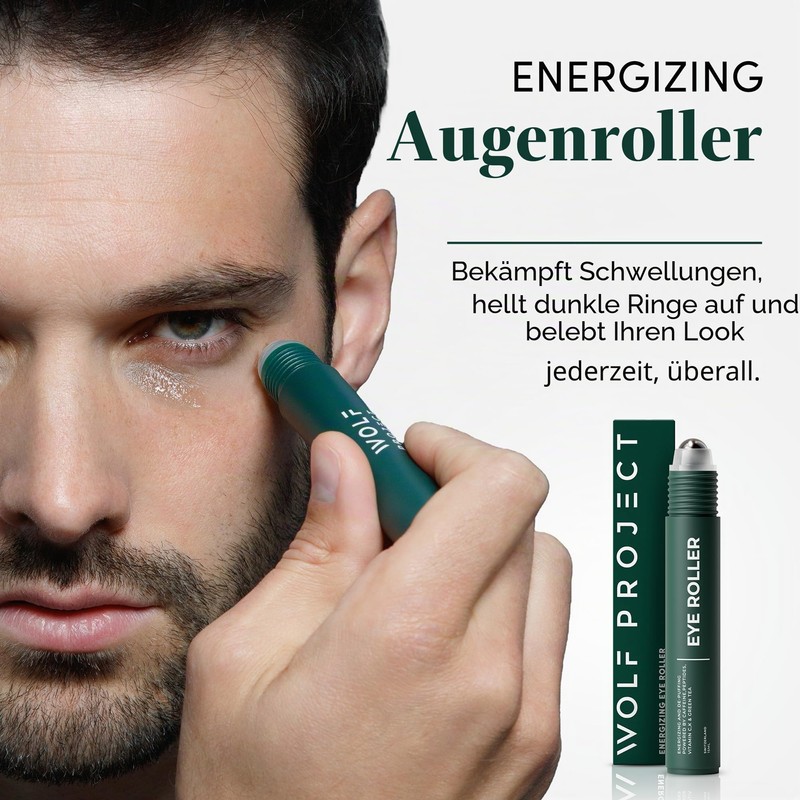Wolf Project Under Eye Roller with Caffeine, Vitamin C and