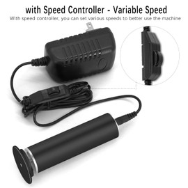 Electric Foot Callus Remover (Speed Adjustable) with 60pcs Replacement Pads Professional Pedicure Tool for Women Men Dead Dry Hard Skin Removal (Black)