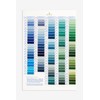 DMC Embroidery Thread Color Swatch Book with Real Swatch W100B