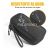 2pz Estuche Cargador De Organizador Bolsa Cables Impermeable Negro