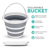 Hillington ® Collapsible Bucket – Large 10L Capacity Sturdy Folding